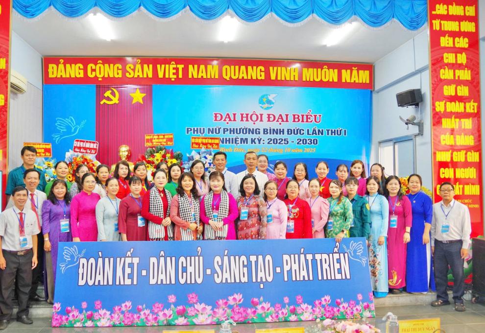 ĐẠI HỘI ĐẠI BIỂU HỘI LIÊN HIỆP PHỤ NỮ PHƯỜNG BÌNH ĐỨC LẦN THỨ I