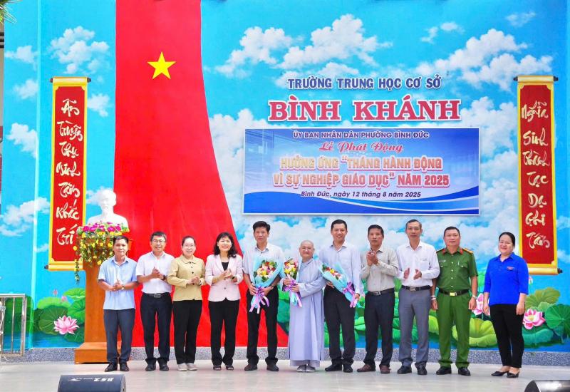 BÌNH ĐỨC HƯỞNG ỨNG “THÁNG HÀNH ĐỘNG VÌ SỰ NGHIỆP GIÁO DỤC” NĂM 2025
